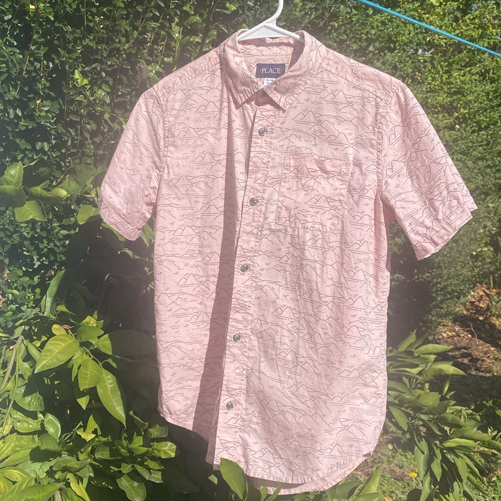 Short sleeve button down mountain shirt size XS